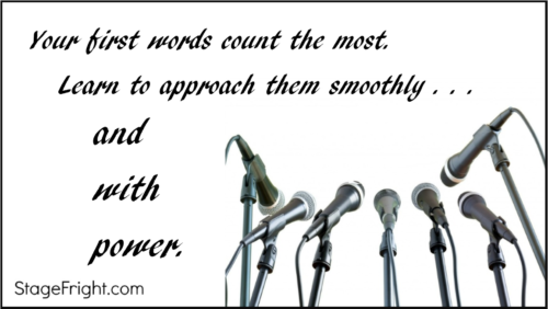 How to master a trembling voice in any public speaking situation.